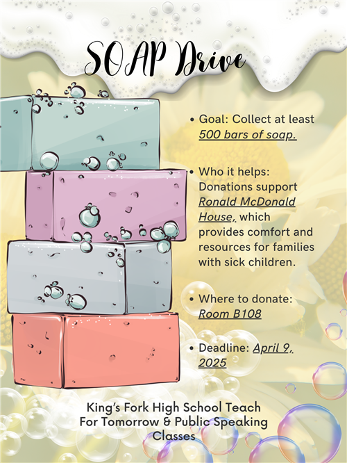 Soap Drive to benefit Ronald McDonald House